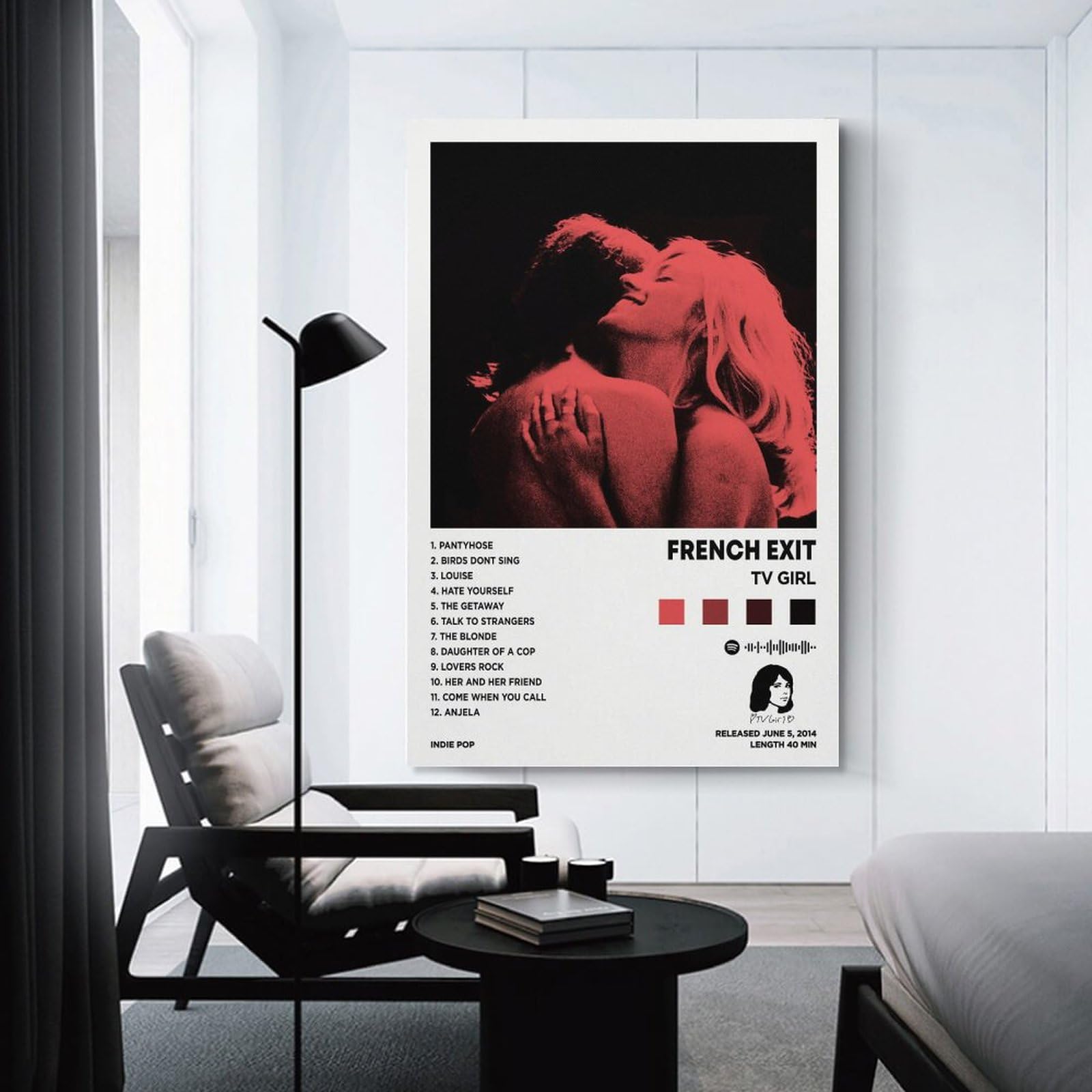 Amazon.com: DIDIDO TV Girl French Exit Album Cover Canvas Posters